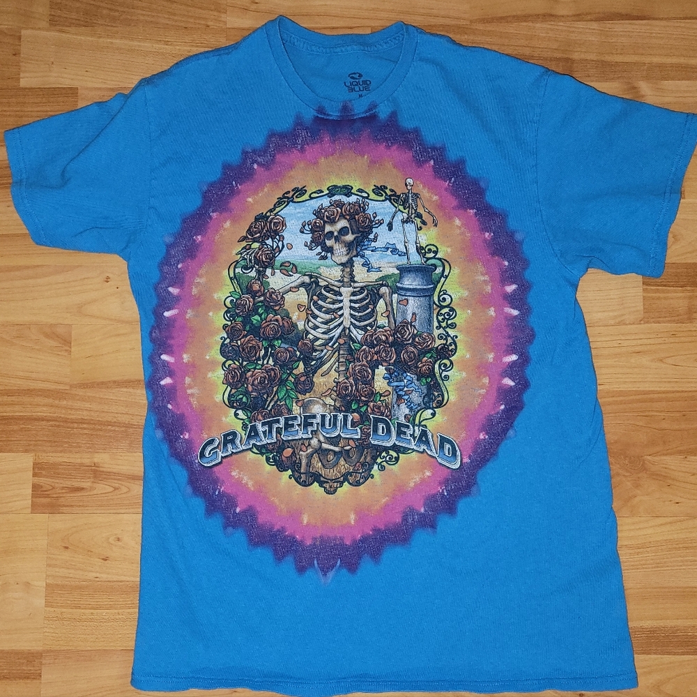 Liquid Blue Grateful Dead Medium T-Shirt